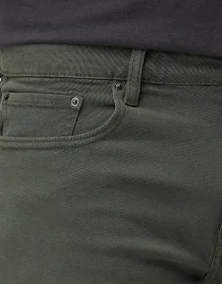 Slim Denim Shorts in Stonewash Sky