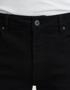 Slim Fit Jeans in Solid Black