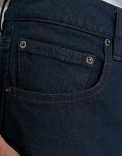 Slim Fit Jeans in Solid Black