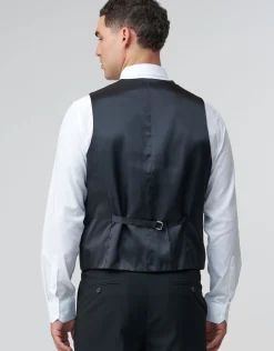 Slim Fit Waistcoat in Black