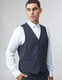 Slim Fit Waistcoat in Charcoal