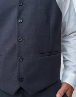 Slim Fit Waistcoat in Charcoal