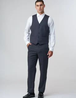 Slim Fit Waistcoat in Charcoal