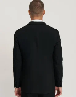 Slim Tuxedo Jacket in Black