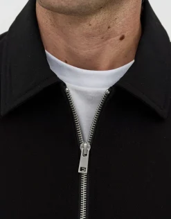 Smart Bomber Jacket in Black