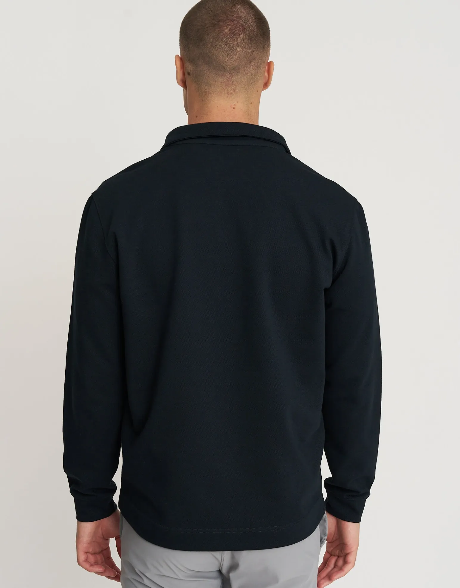 Smart Flex 2.0 Quarter Zip Sweat in Ice Blue