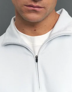 Smart Flex 2.0 Quarter Zip Sweat in Navy