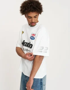 Sokudo Drift Box Tee in Blanc