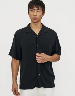 Sorrento Short Sleeve Shirt in Black