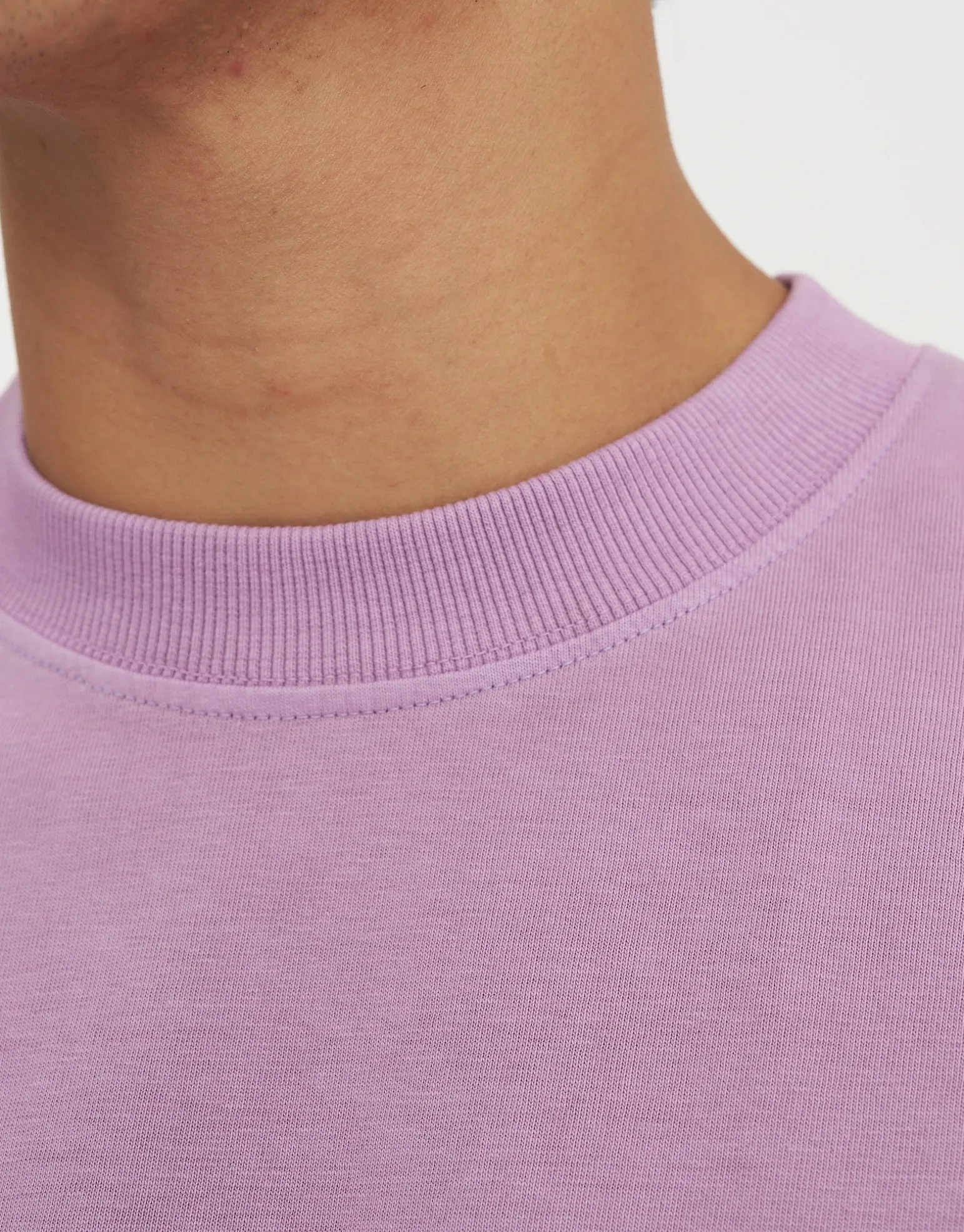 Spider Web Box Fit T Shirt in Neon Lilac