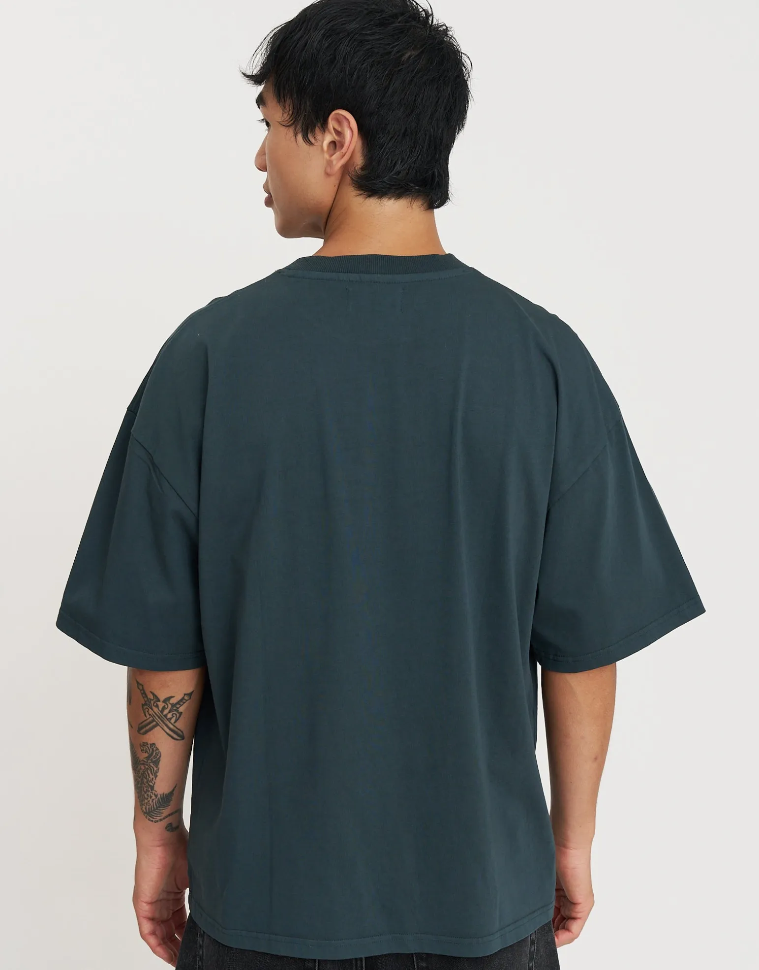 Spider Web Box Fit T Shirt in Neon Lilac