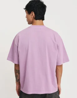 Spider Web Box Fit T Shirt in Pine Green
