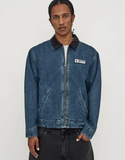 Static Supply Denim Jacket in Blue