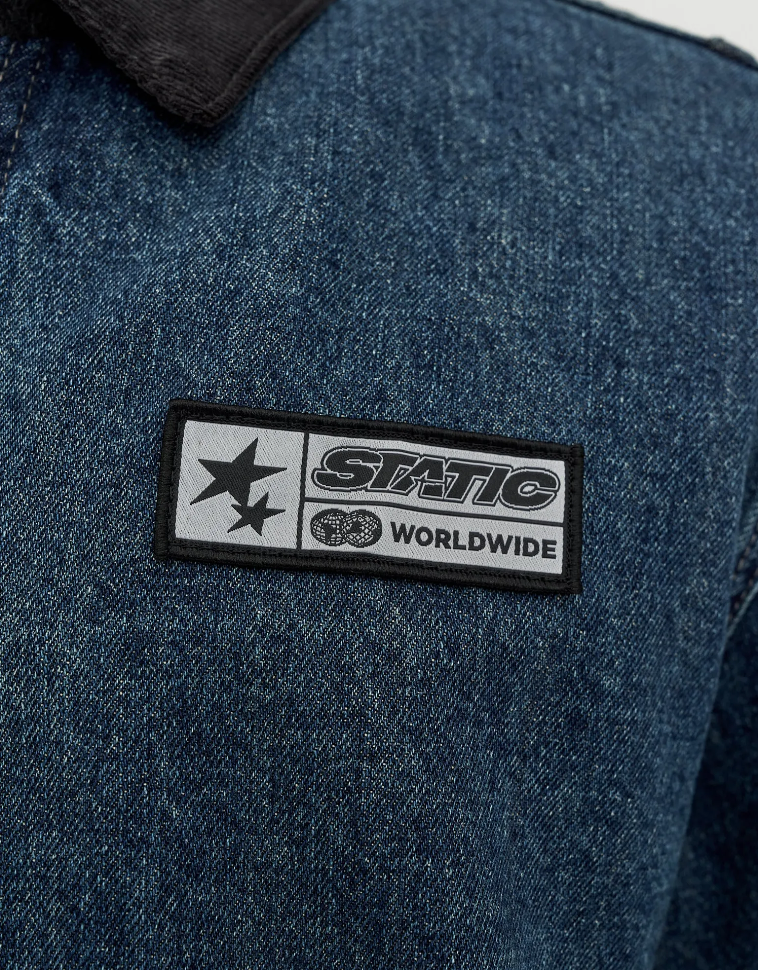 Static Supply Denim Jacket in Blue
