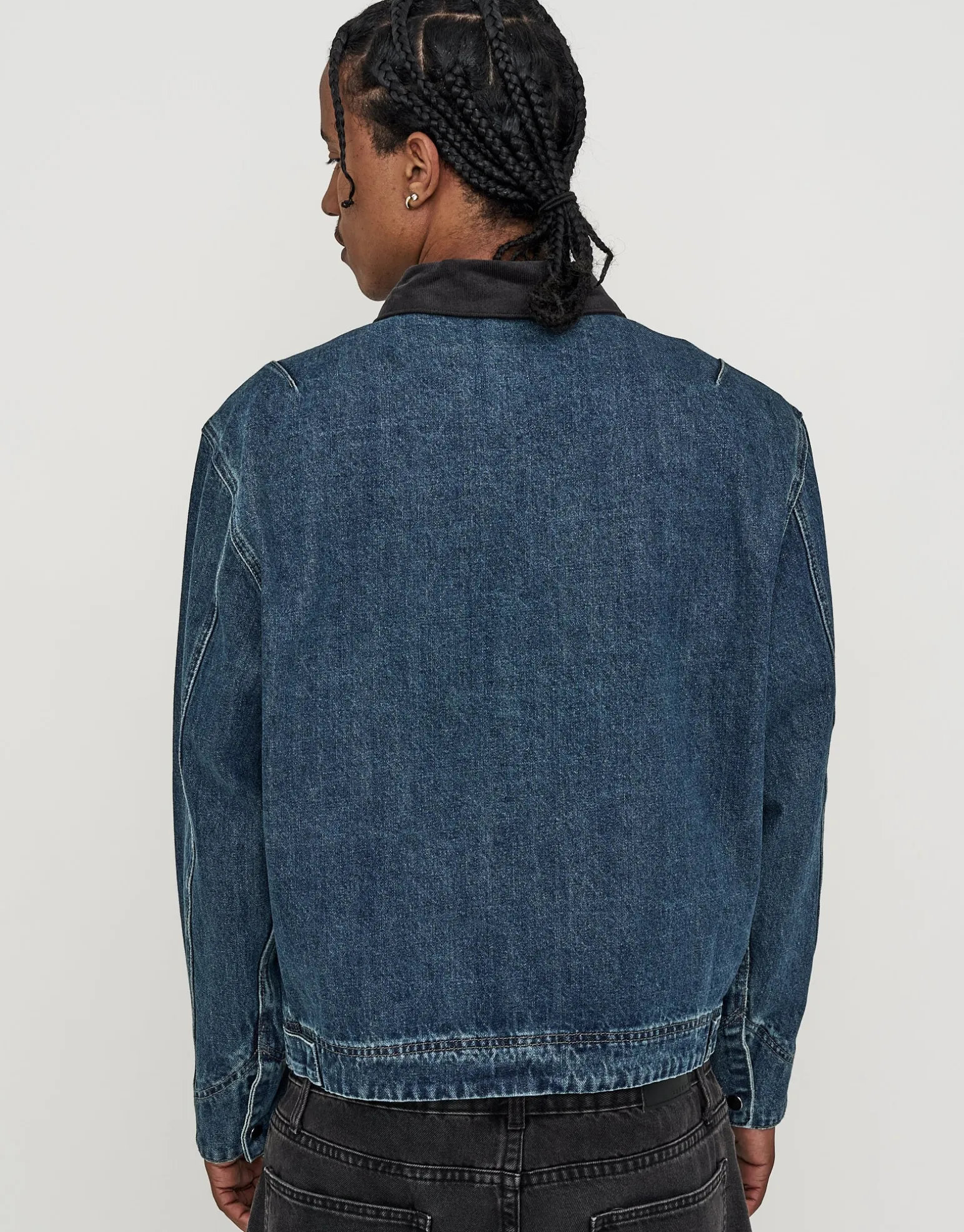 Static Supply Denim Jacket in Blue