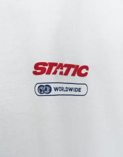 Static Supply Leisure Box Fit T Shirt in Solar Orange