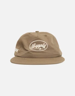 Static Supply Nylon Cap in Brown