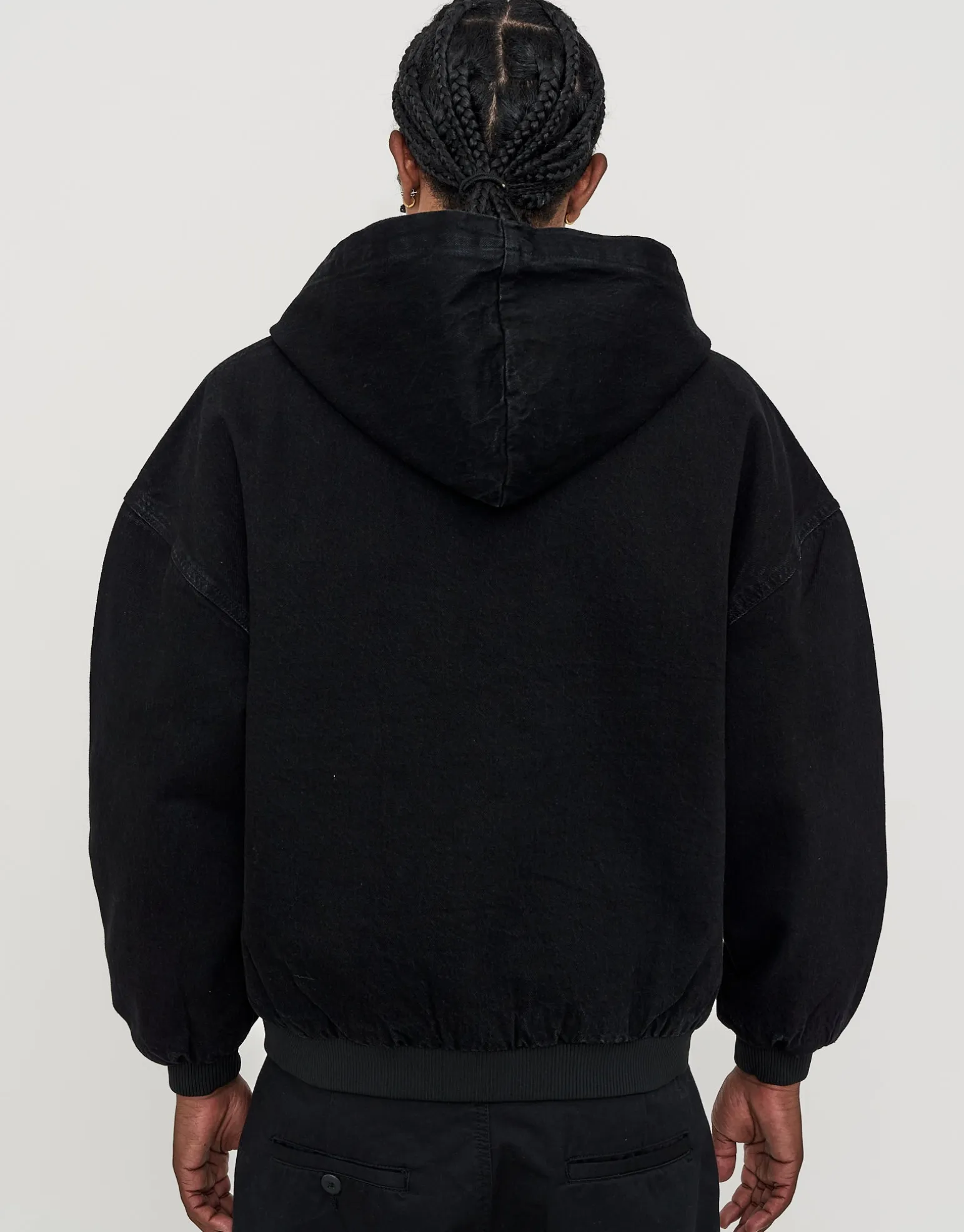 Static Supply Oversized Hooded Jacket in Tan