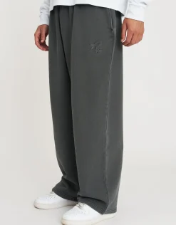 Static Supply Wide Track Pants in Pewter Grey