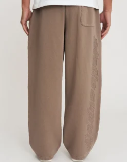 Static Supply Wide Track Pants in Pewter Grey