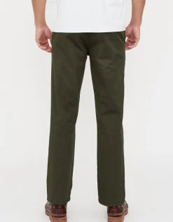 Straight Fit Chino Pants in Black