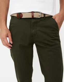 Straight Fit Chino Pants in Khaki