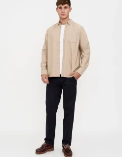 Straight Fit Chino Pants in Navy