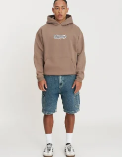 Strecke Car Oversized Hoodie in Pine Green