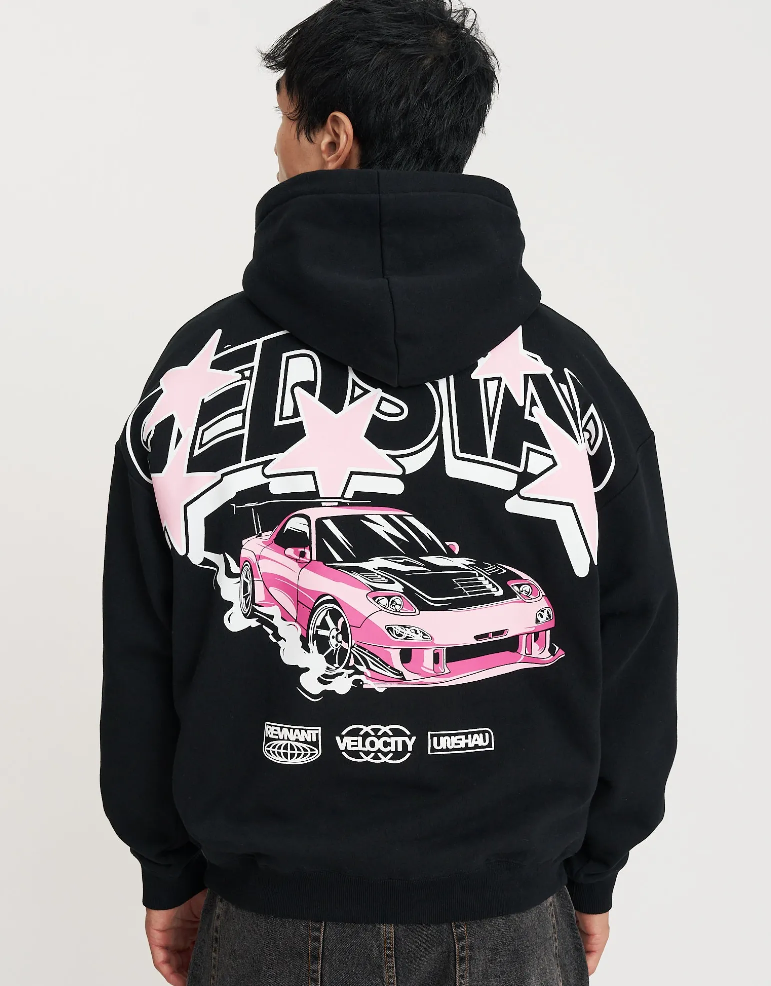Strecke Car Oversized Hoodie in Pine Green
