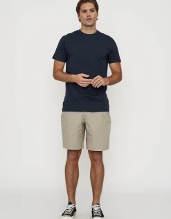 Stretch Chino Slim Fit Shorts in Sand