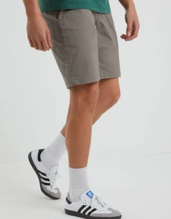 Stretch Chino Slim Fit Shorts in Navy