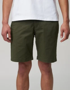 Stretch Chino Slim Fit Shorts in Khaki