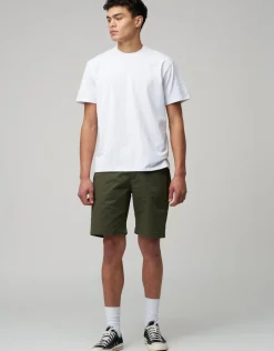 Stretch Chino Slim Fit Shorts in Khaki