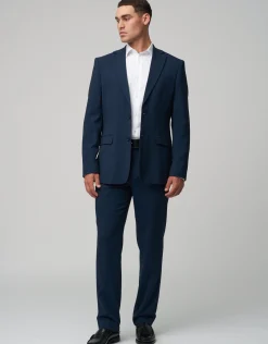 Stretch Slim Fit Suit Jacket in Black
