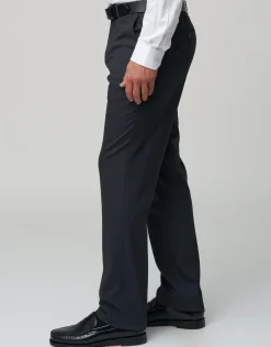 Stretch Slim Fit Suit Pants in Black