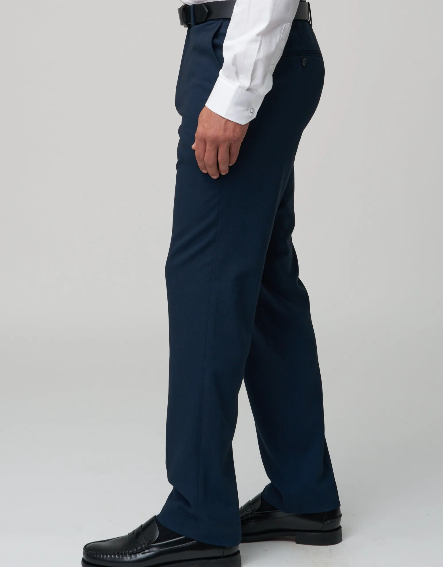 Stretch Slim Fit Suit Pants in Black
