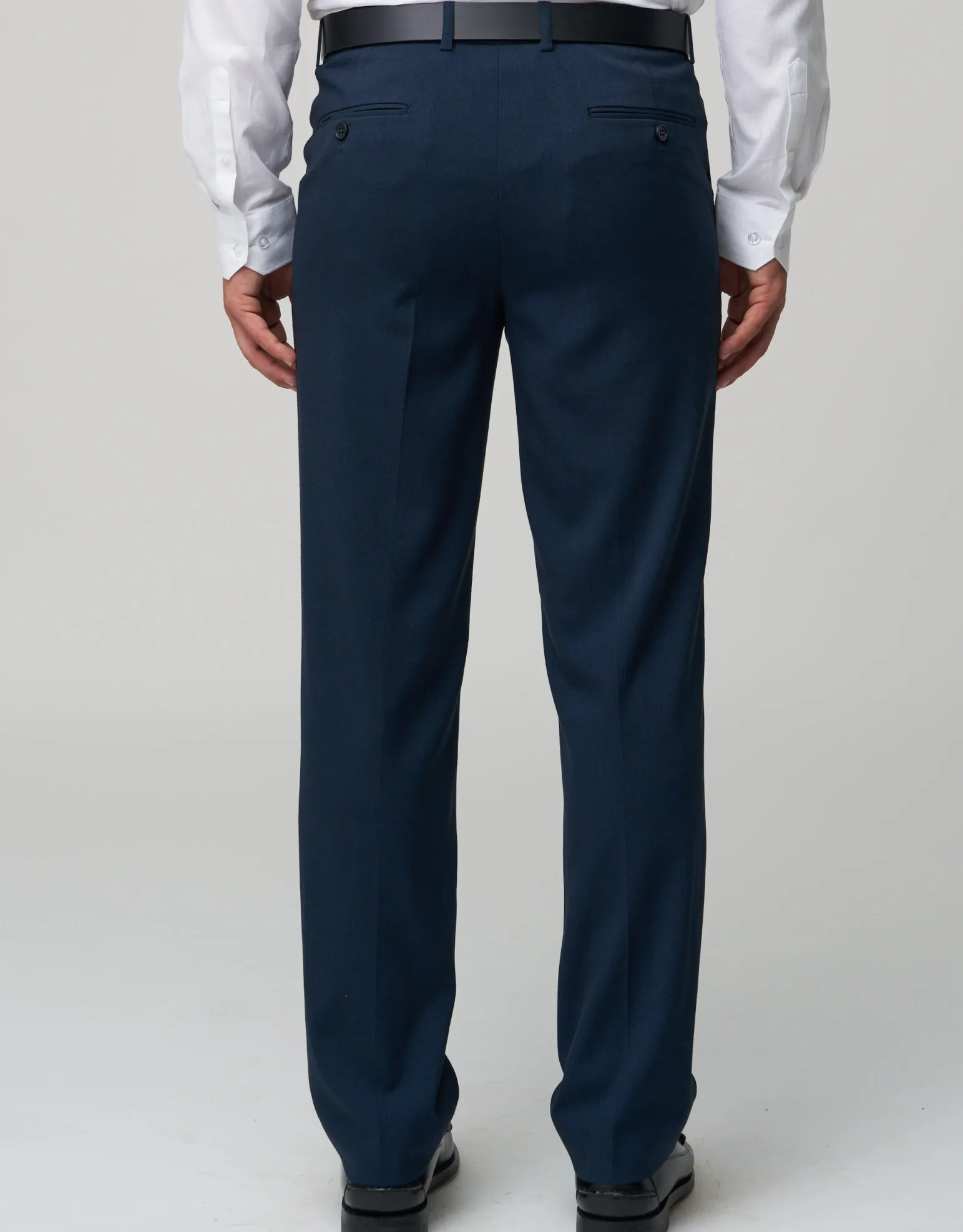 Stretch Slim Fit Suit Pants in Black