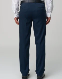 Stretch Slim Fit Suit Pants in Navy