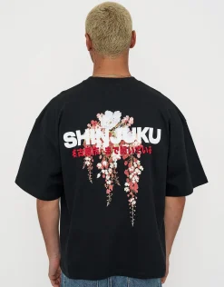 Studio Dragon Relaxed Fit T Shirt in Black