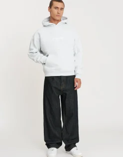 Studios Oversized Cropped Hoodie in Bitter Brown