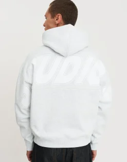 Studios Oversized Cropped Hoodie in Shadow Blue
