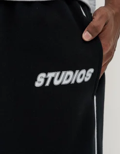 Studios Wide Track Pants in Shadow Blue