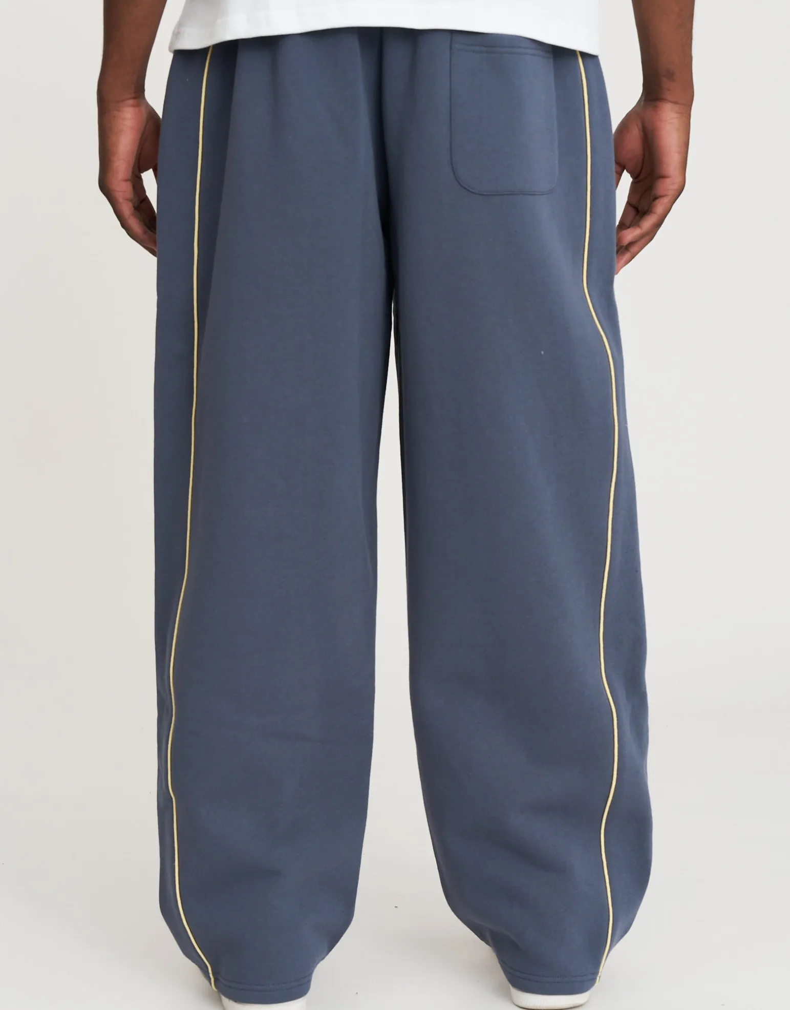 Studios Wide Track Pants in Shadow Blue