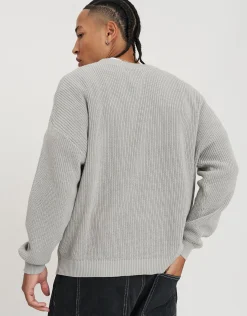 Subdistrict Relaxed Knit Jumper in Ecru