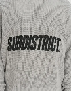 Subdistrict Relaxed Knit Jumper in Ecru