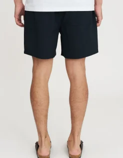 Summer Club Striped Swim Shorts in Pewter Grey