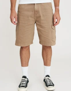 Supply Carpenter Cargo Jorts in Brown