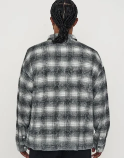Surrey Check Long Sleeve Shirt in Grey Check