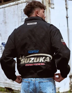 Suzuka Racing Jacket in Black
