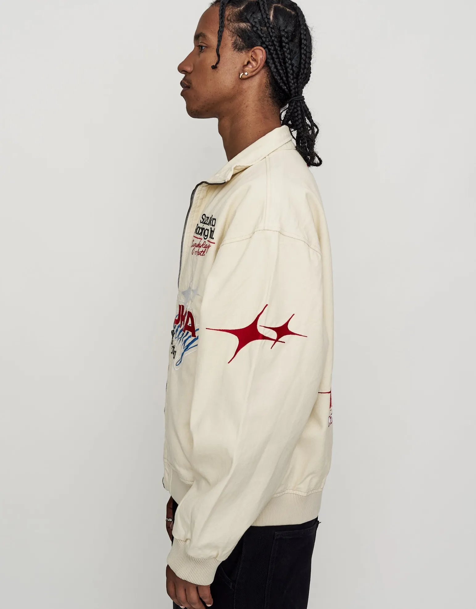Suzuka Racing Jacket in Black